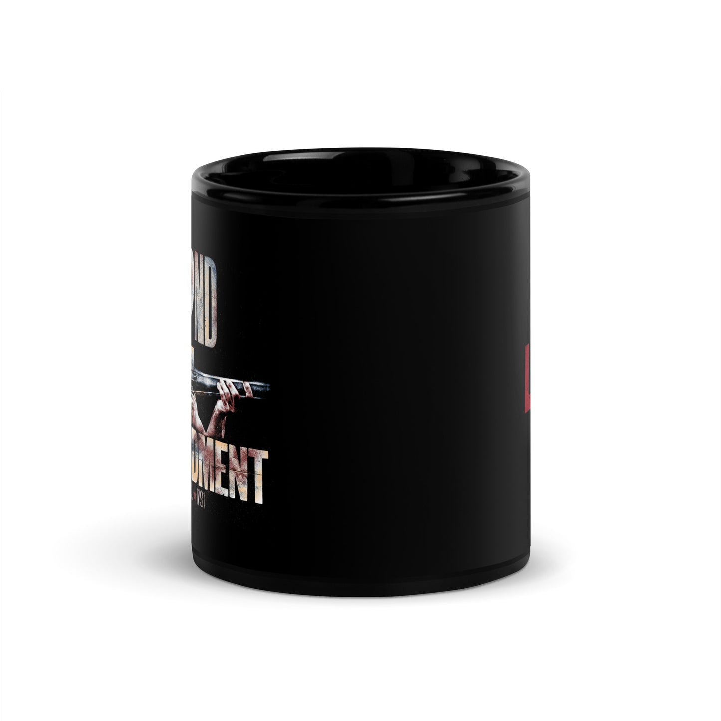 LUSO Black Glossy Mug