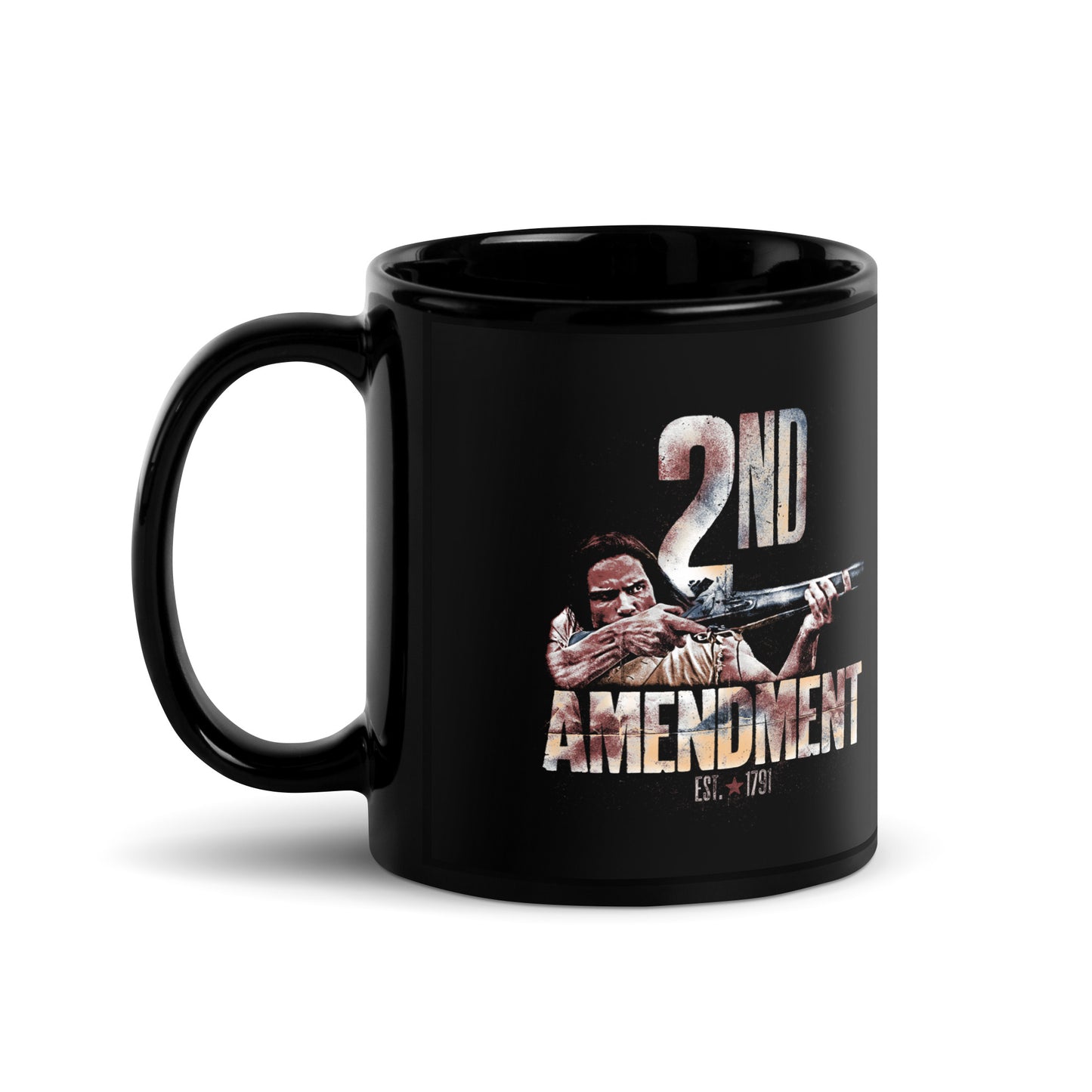 LUSO Black Glossy Mug