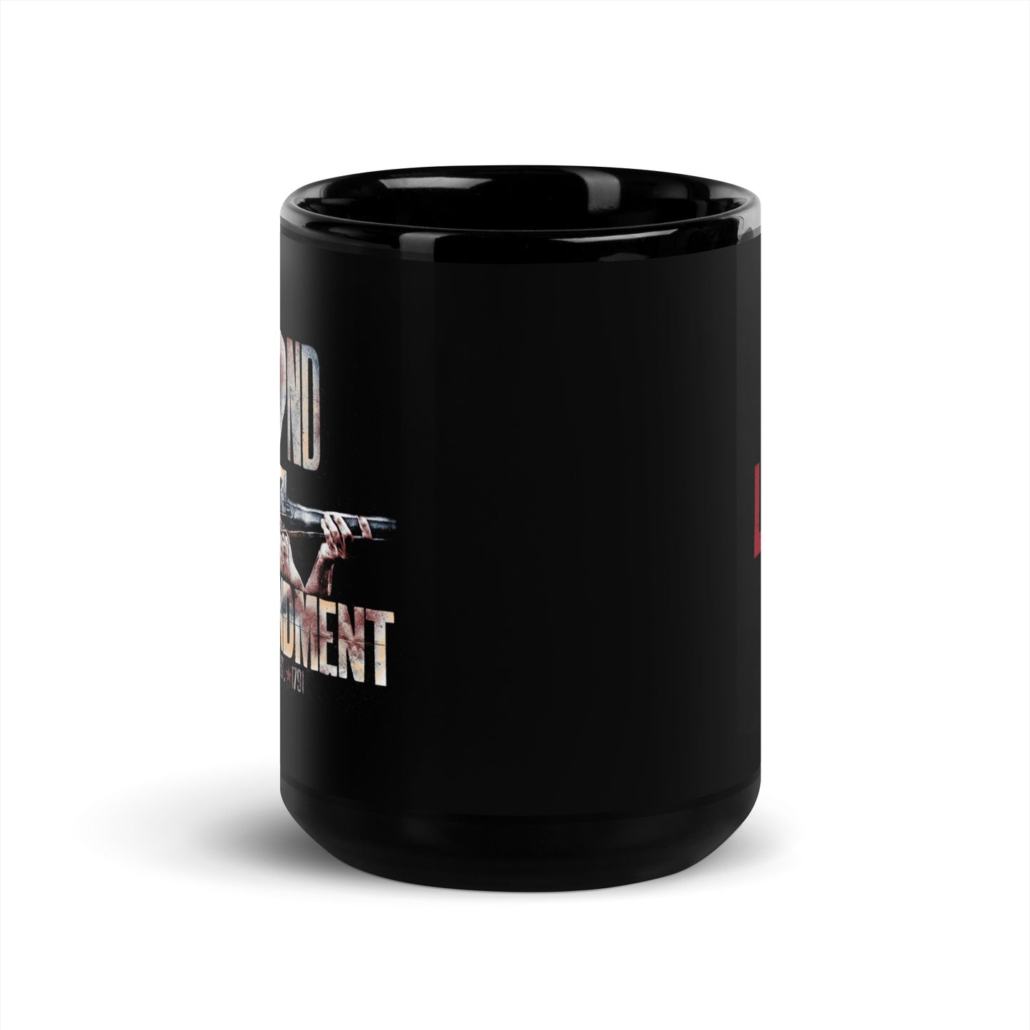LUSO Black Glossy Mug