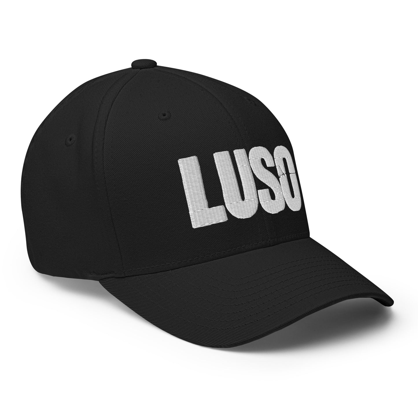 LUSO Puff Embroidered Structured Twill Cap