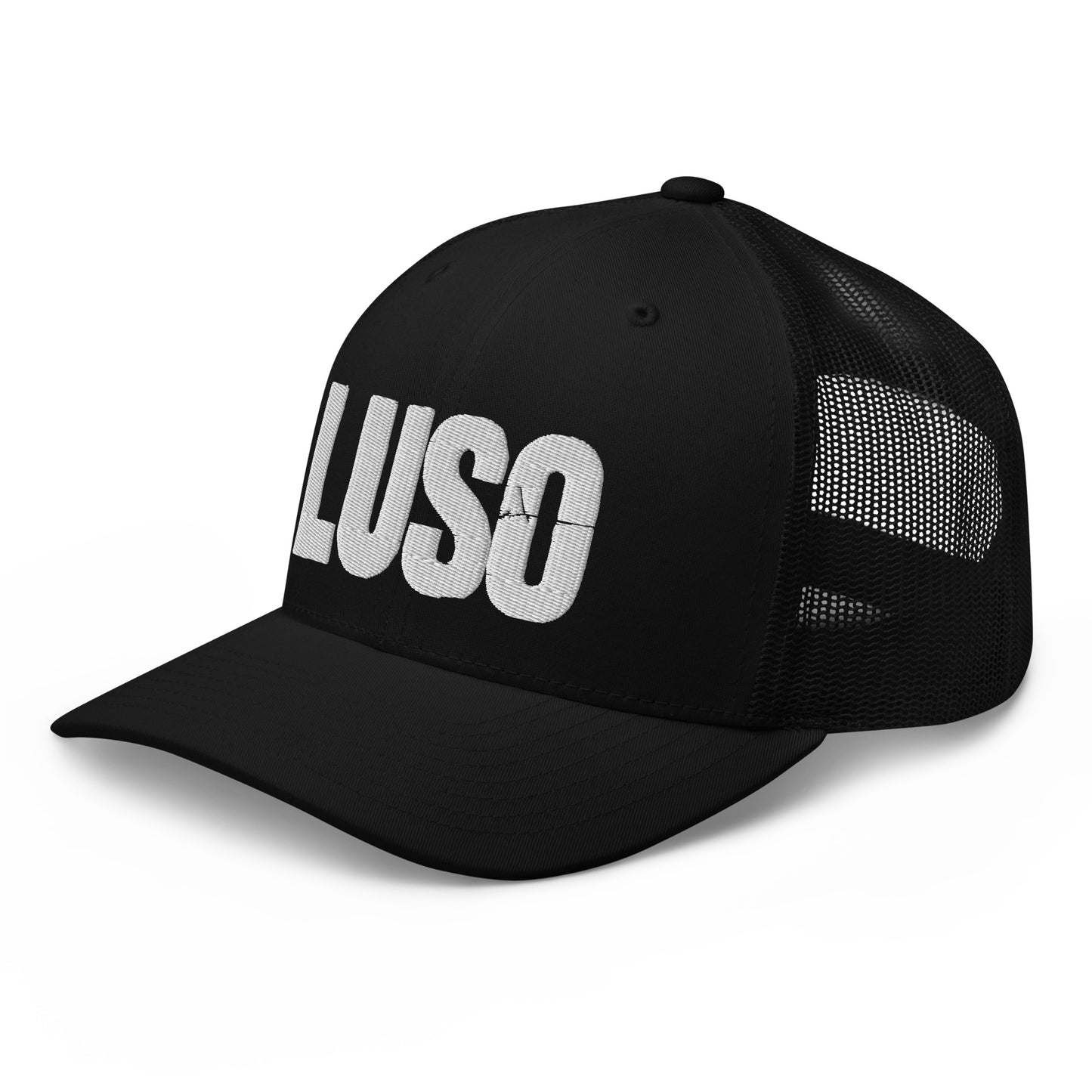 LUSO Puff Embroidered Trucker Cap