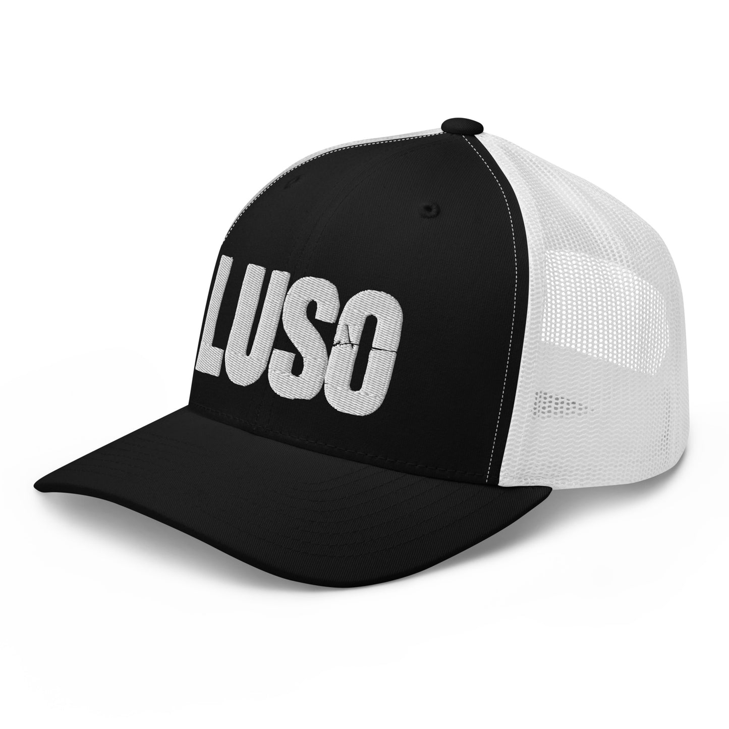 LUSO Puff Embroidered Trucker Cap