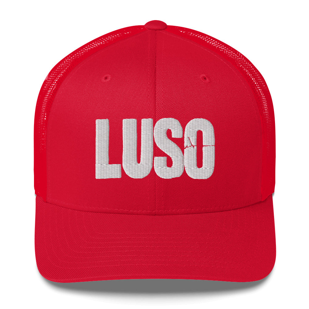 LUSO Puff Embroidered Trucker Cap