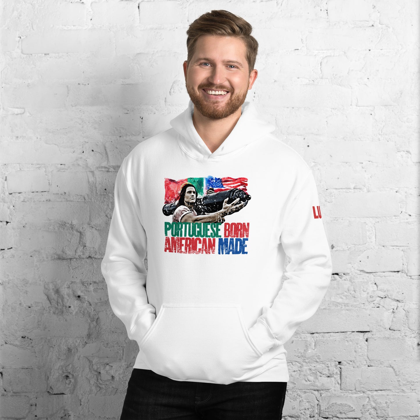 Portuguese Born American Made LUSO Hoodie