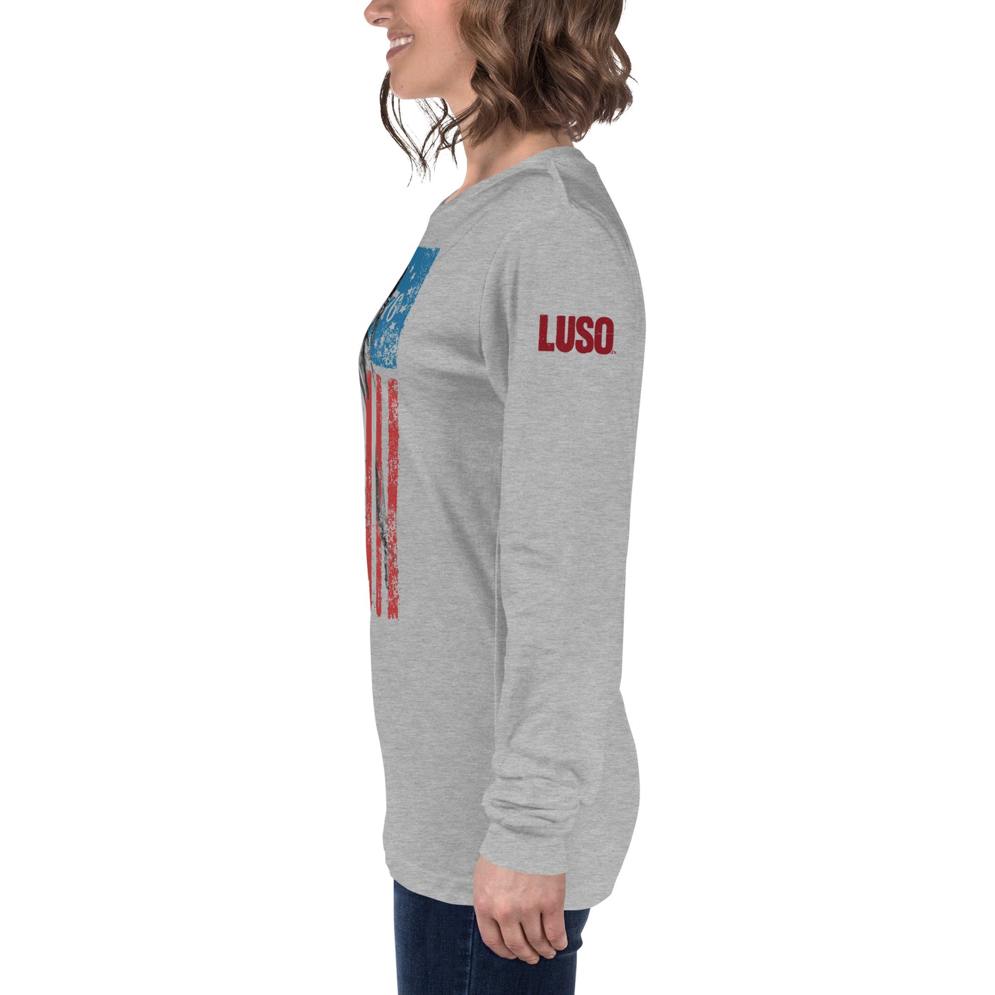 LUSO '76 Freedom Flag Long Sleeve Tee
