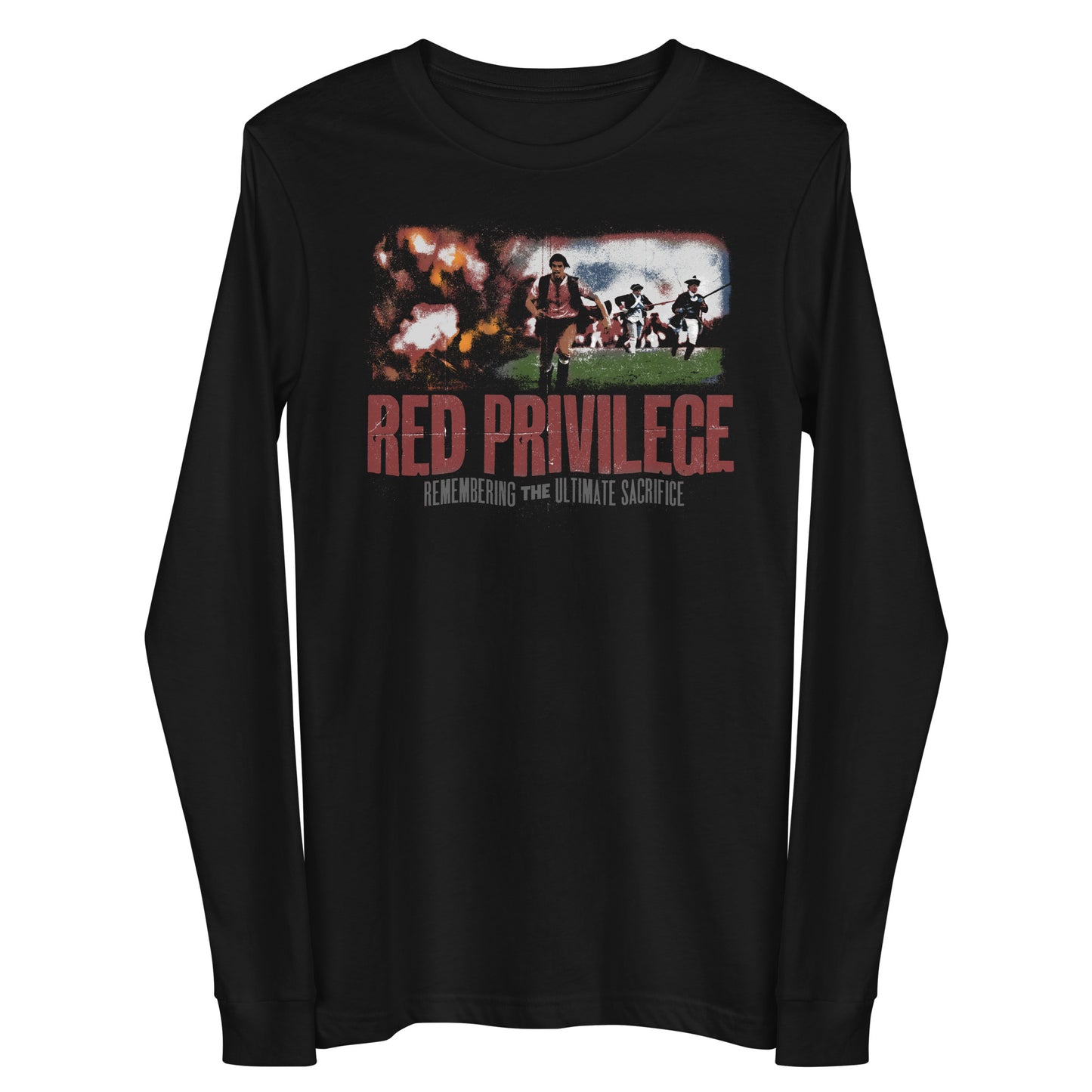 Red Privilege Unisex Long Sleeve Tee