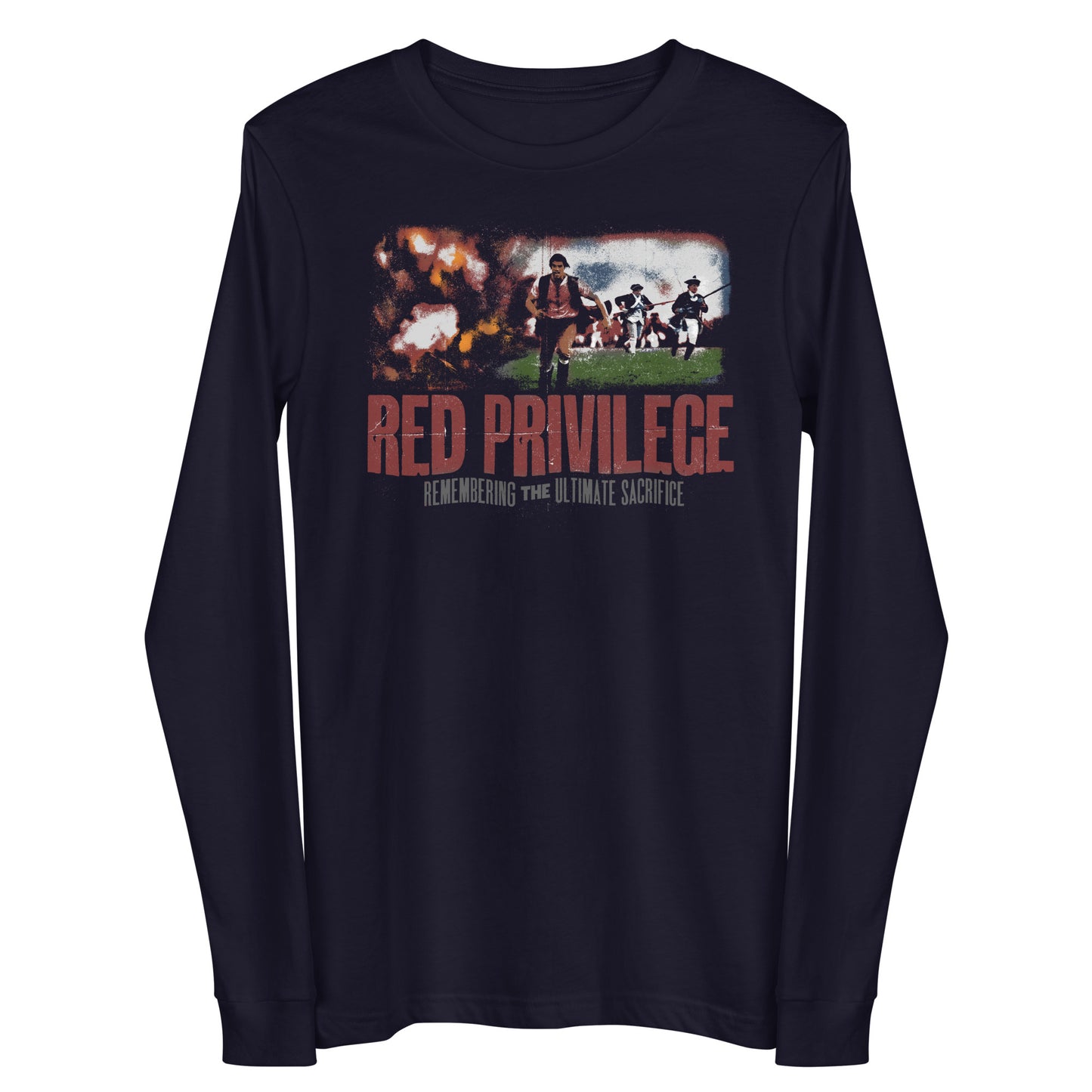 Red Privilege Unisex Long Sleeve Tee