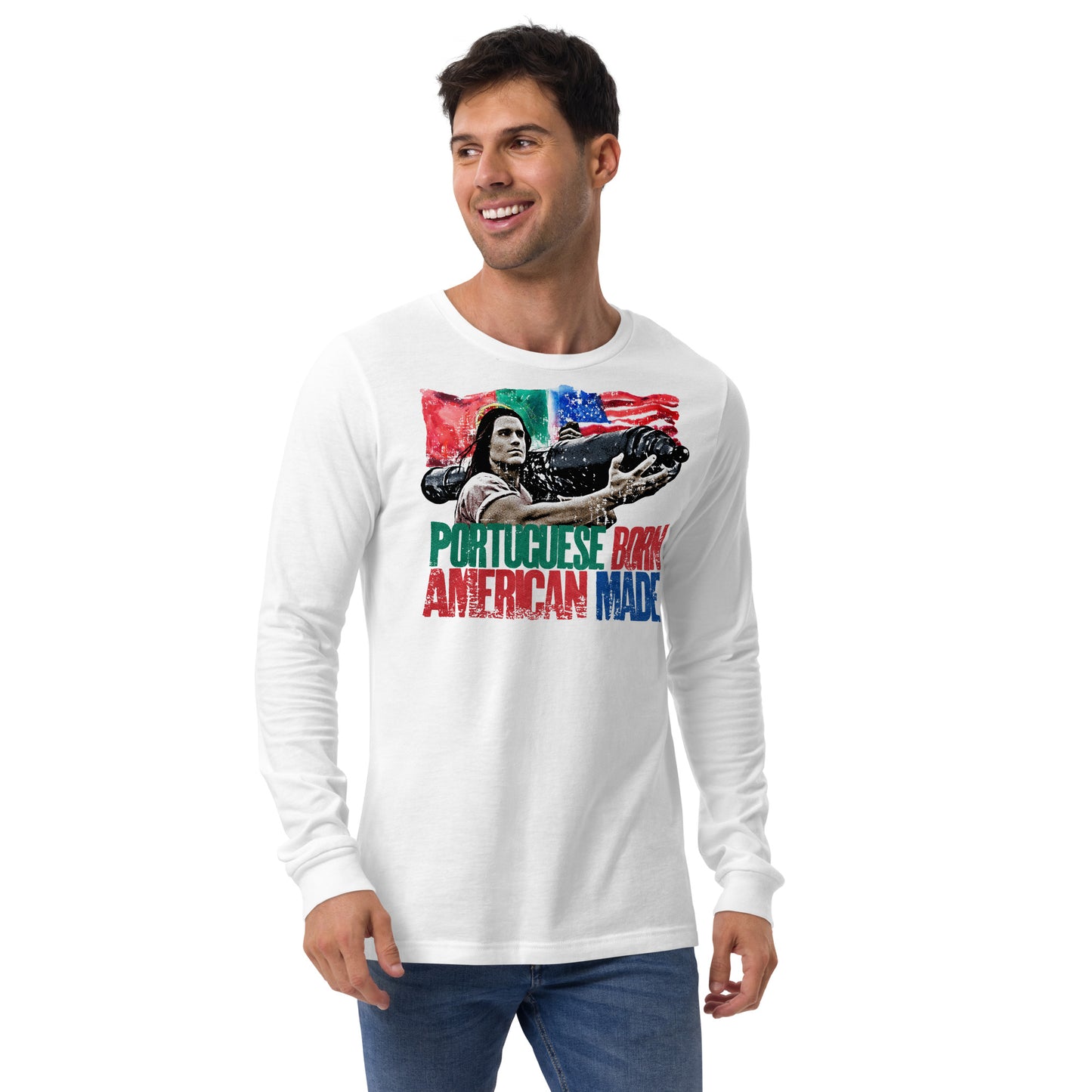 Portuguese Born American Made Long Sleeve Tee