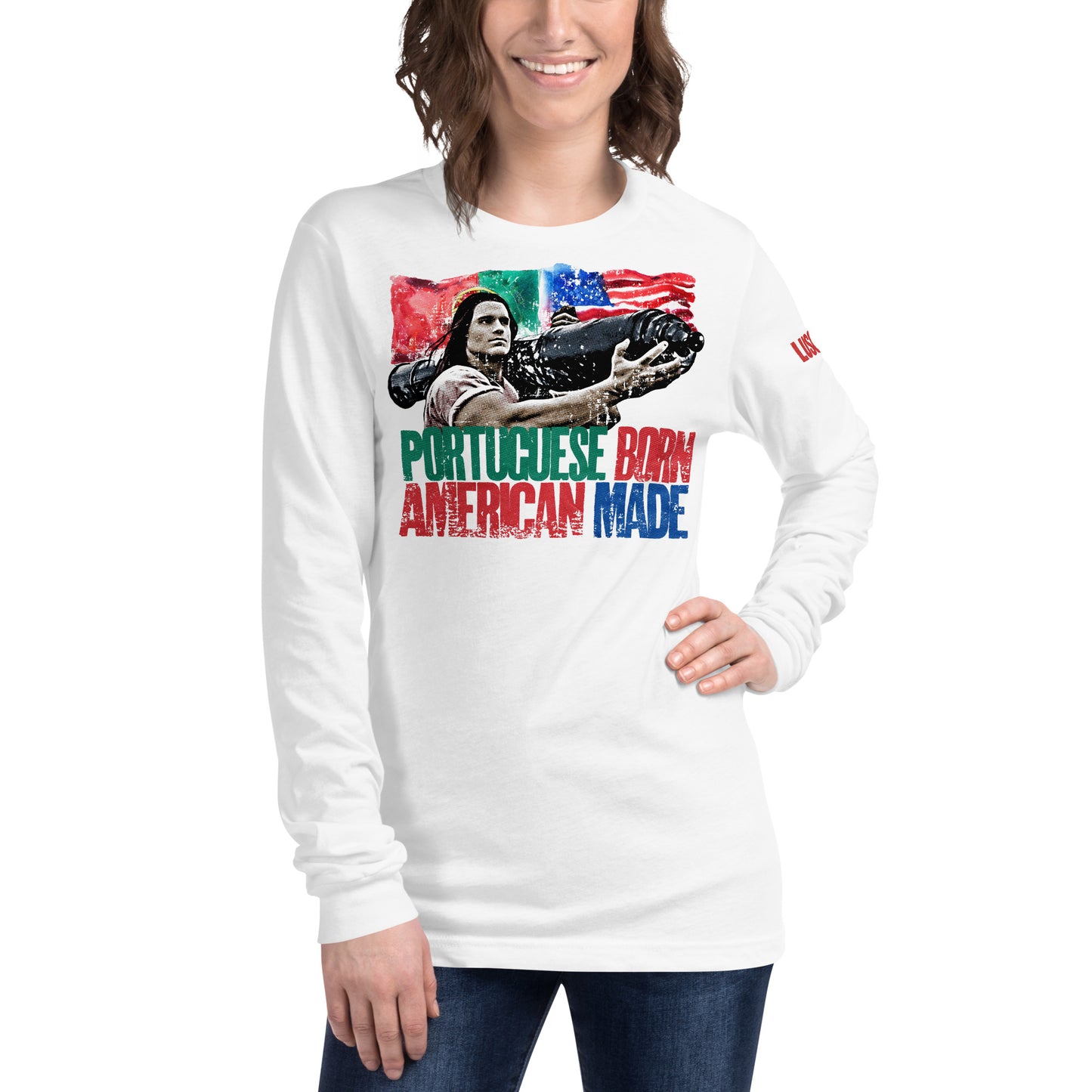Portuguese Born American Made Long Sleeve Tee