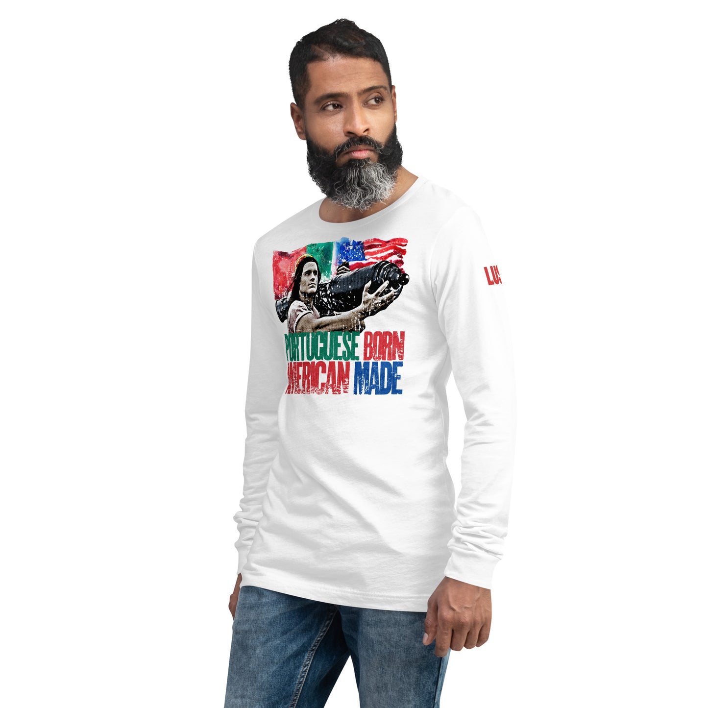 Portuguese Born American Made Long Sleeve Tee