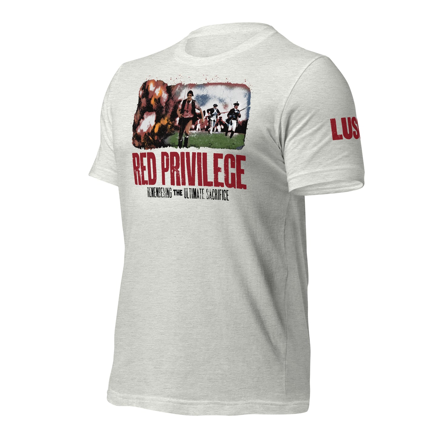 Red Privilege Unisex Light tee