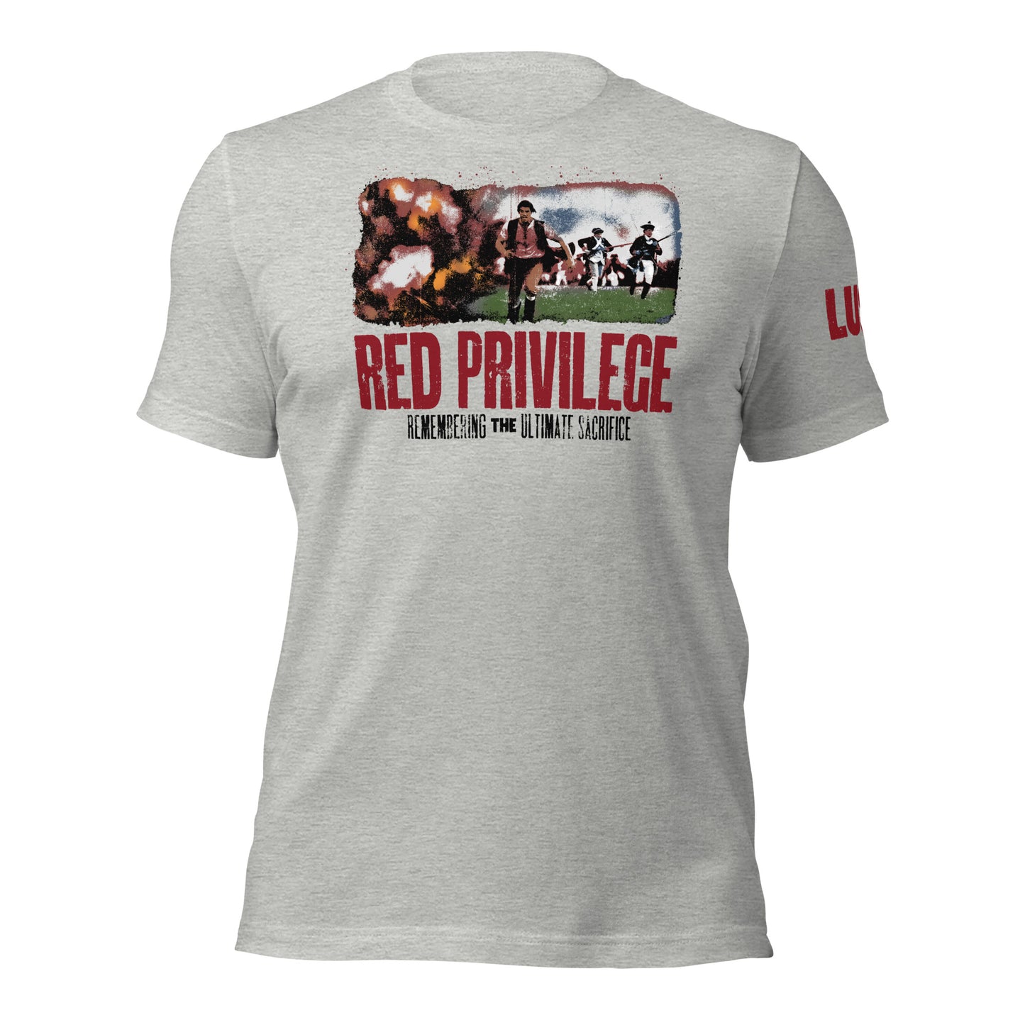Red Privilege Unisex Light tee