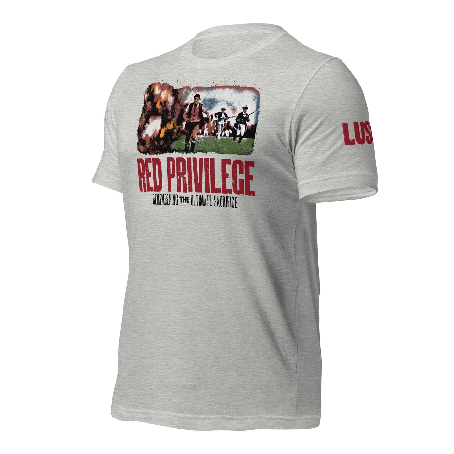 Red Privilege Unisex Light tee