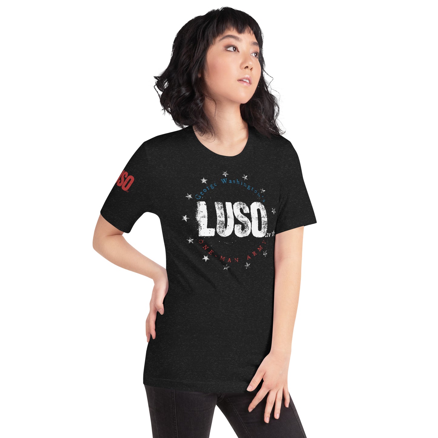 LUSO One Man Army Stars Unisex tee