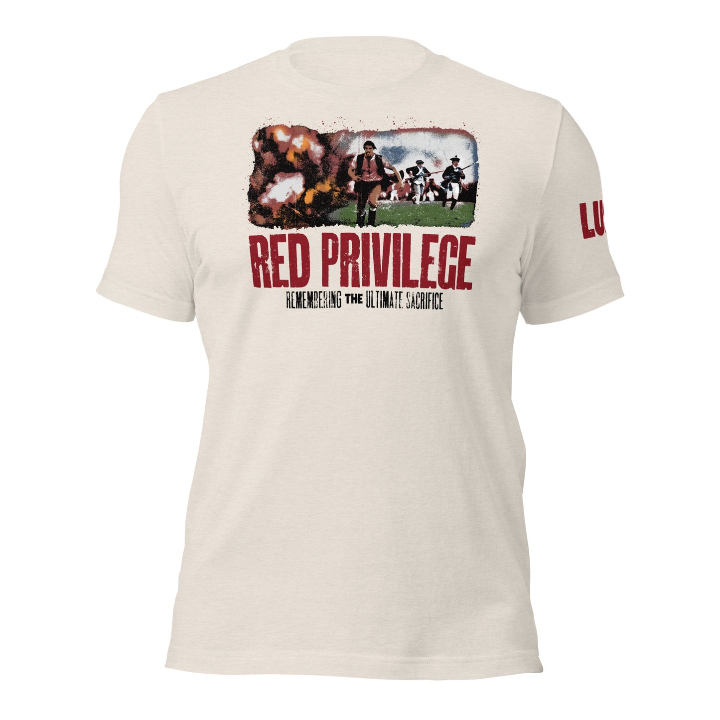 Red Privilege Unisex Light tee