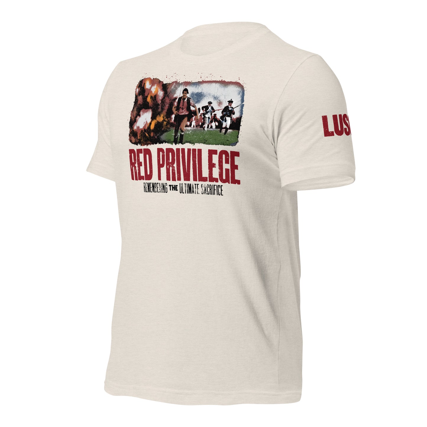 Red Privilege Unisex Light tee
