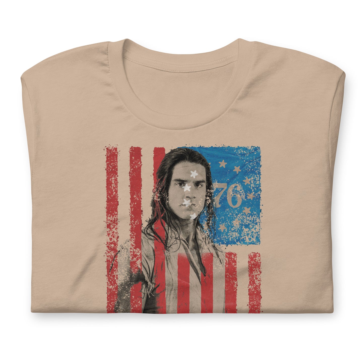LUSO '76 Freedom Flag Tan Unisex Tee