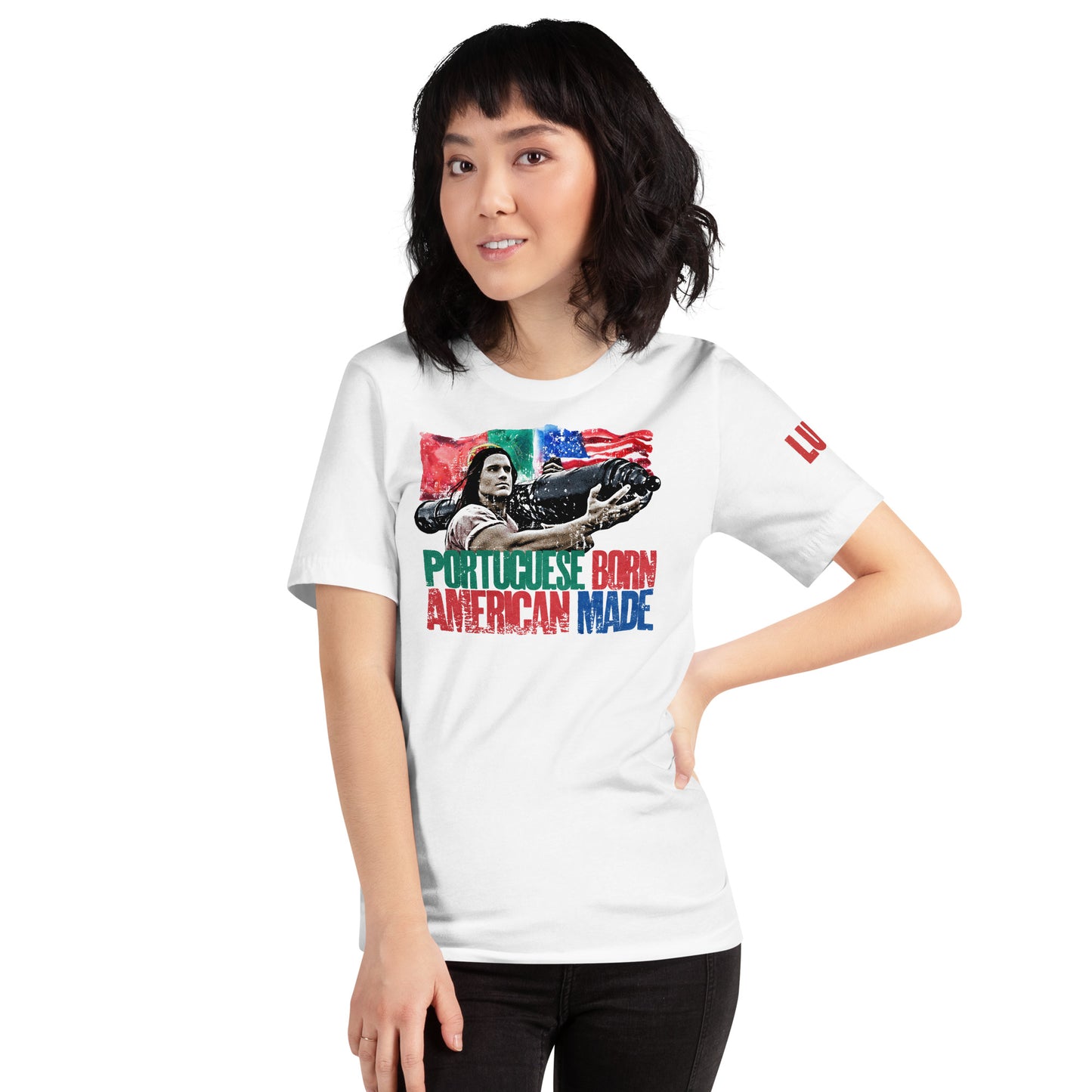 Portuguese Born American Made tee