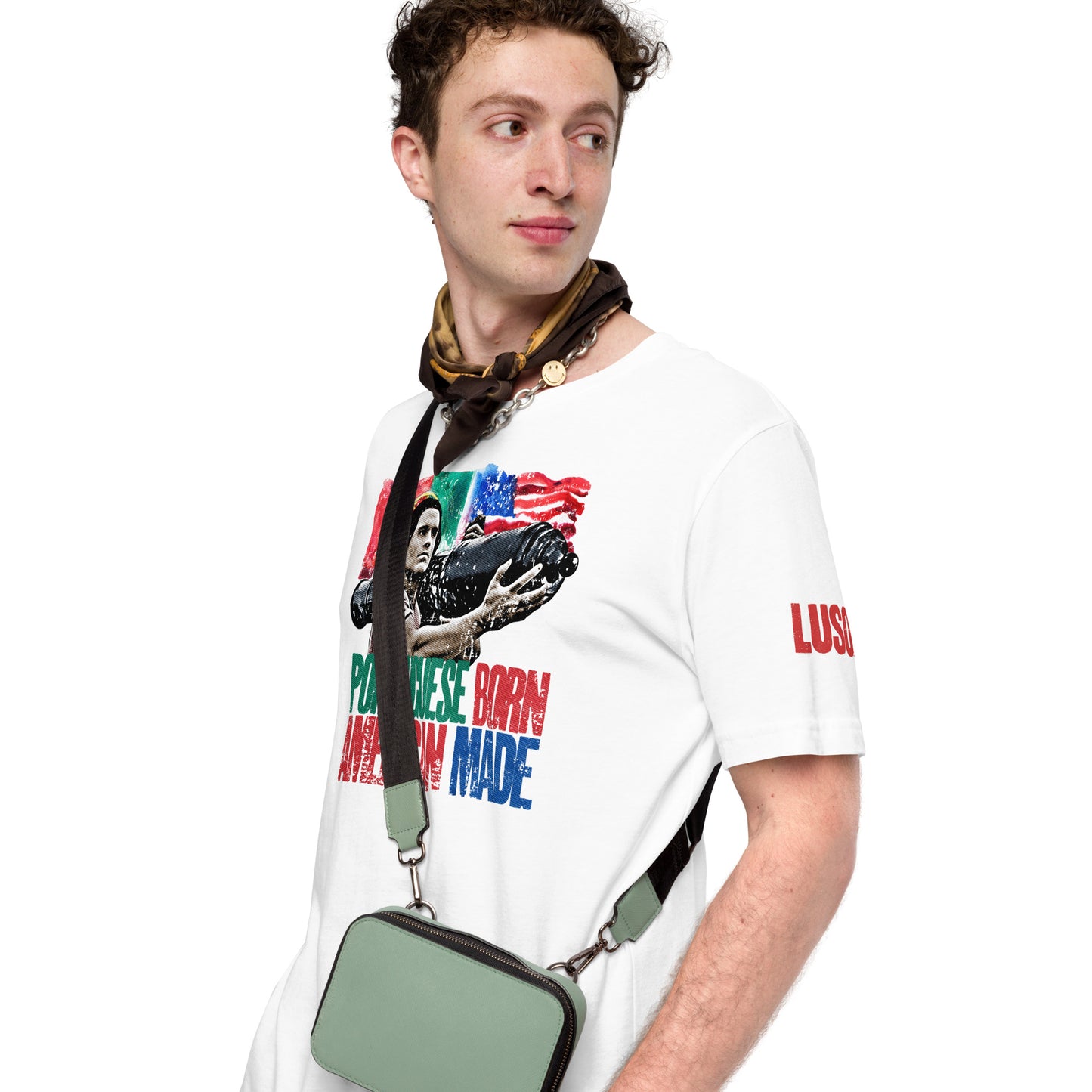 Portuguese Born American Made tee
