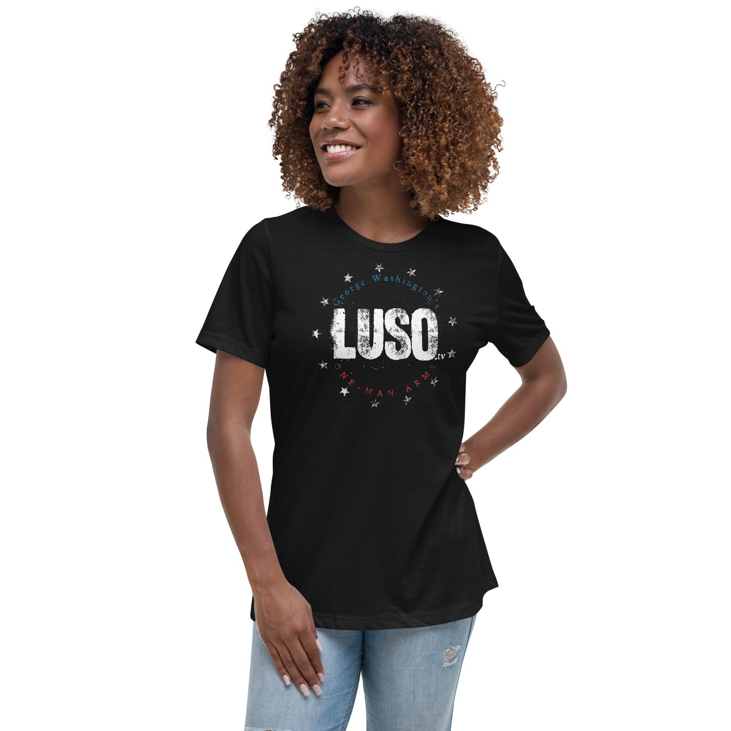 LUSO One Man Army Stars Women's Tee