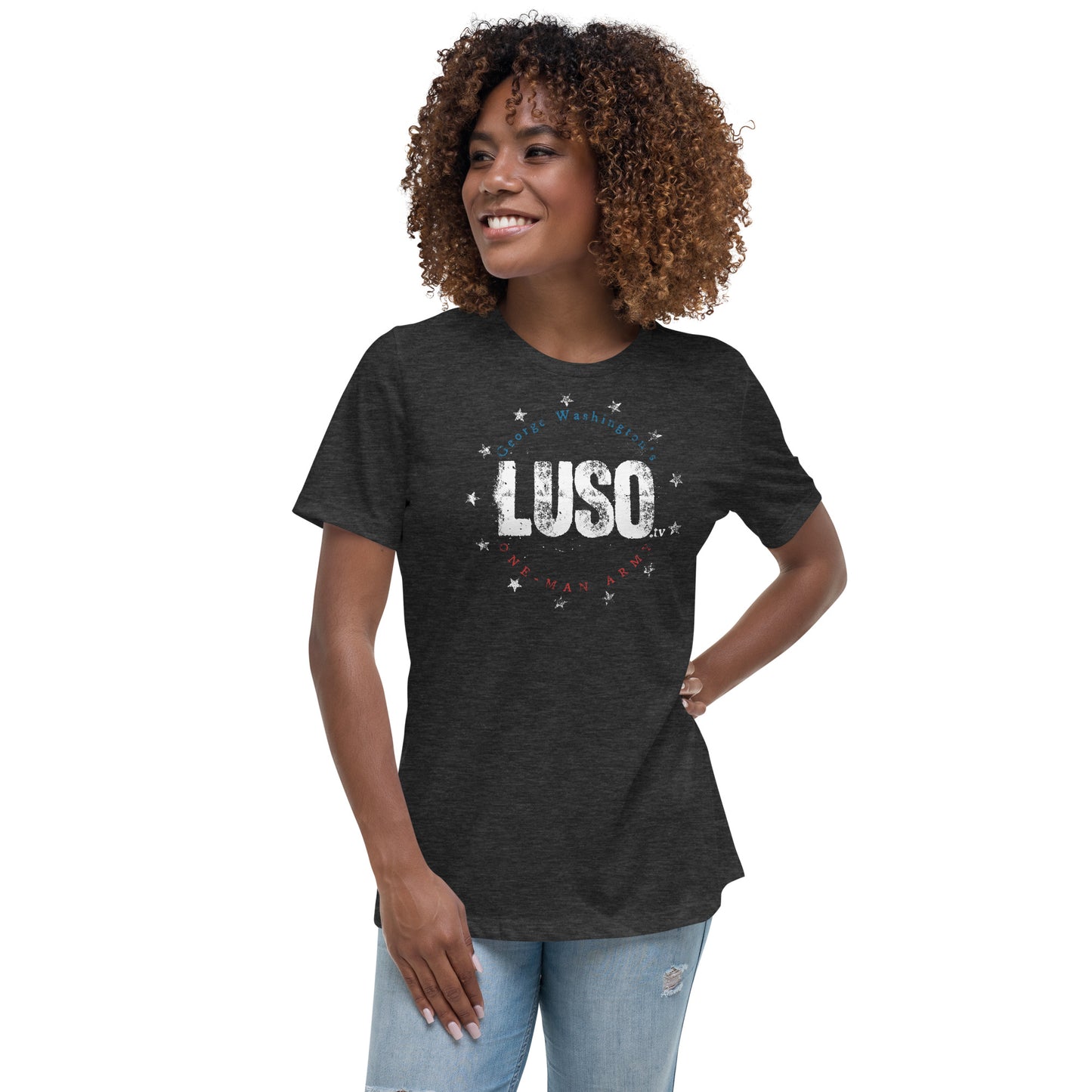LUSO One Man Army Stars Women's Tee