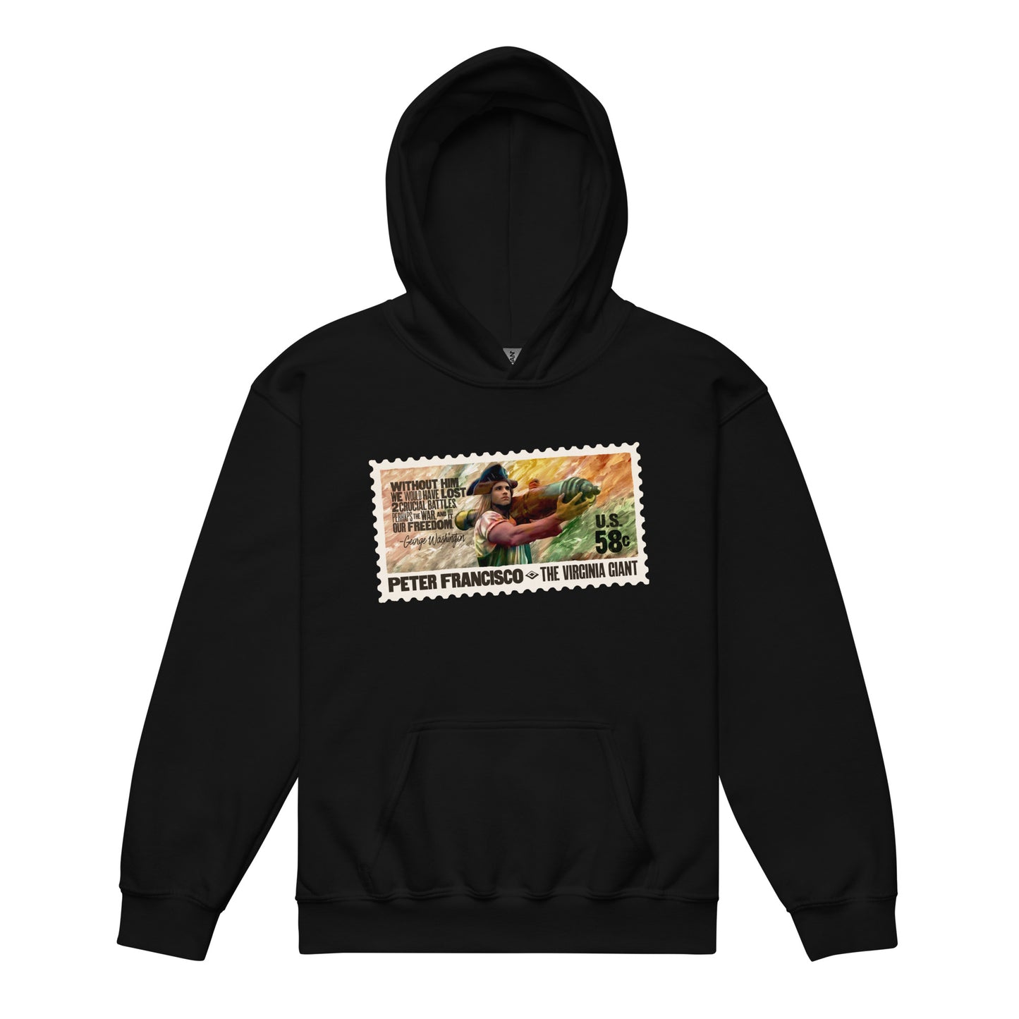 Virginia Giant Stamp Youth hoodie