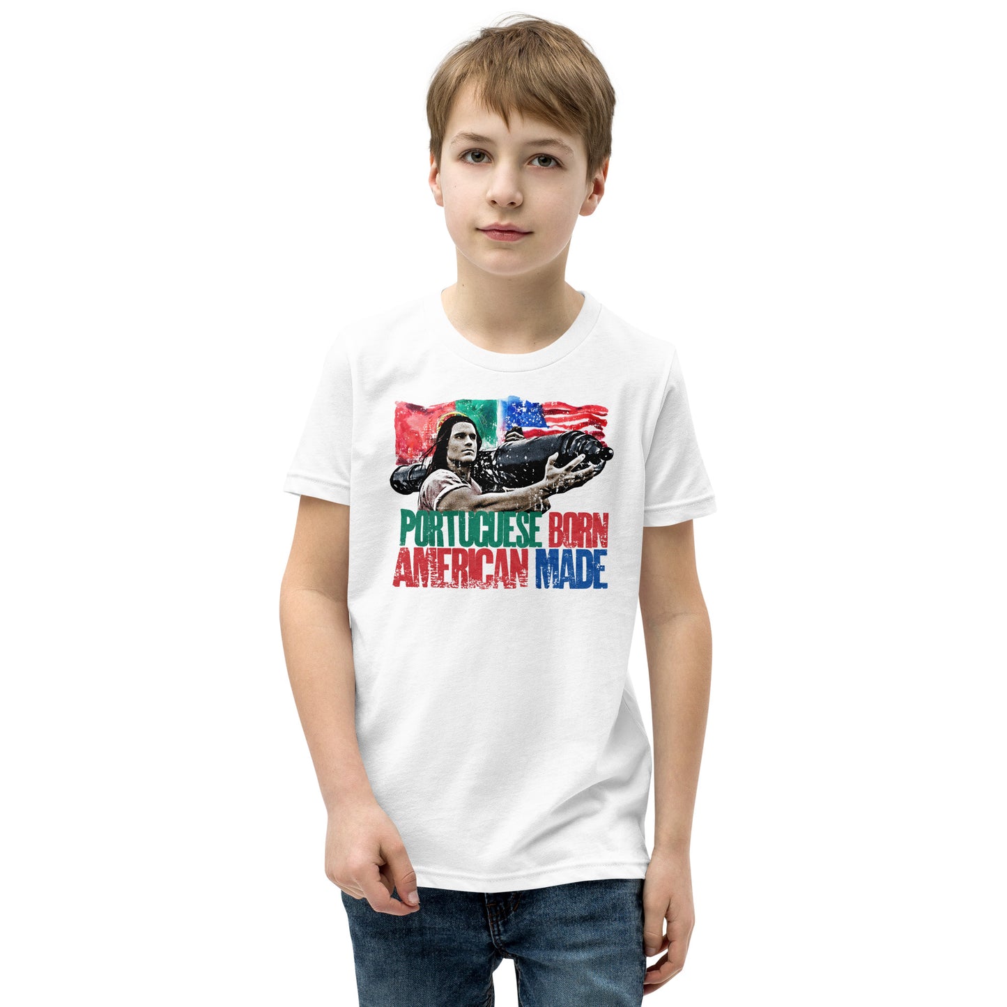 Portuguese Born American Made Youth Tee