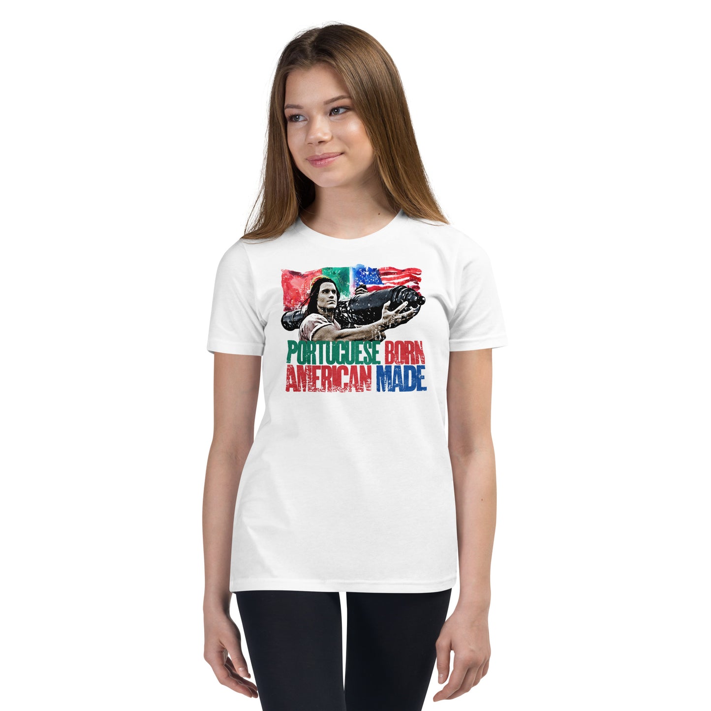 Portuguese Born American Made Youth Tee