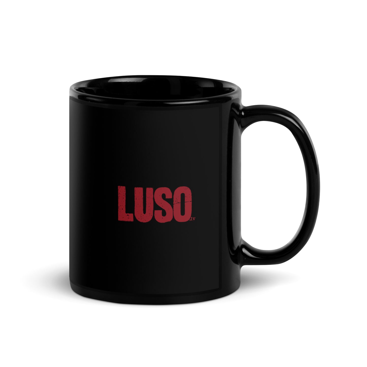 LUSO Black Glossy Mug