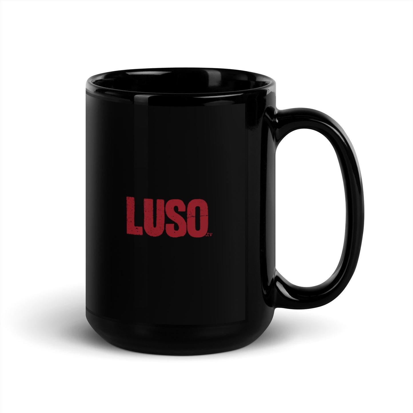 LUSO Black Glossy Mug