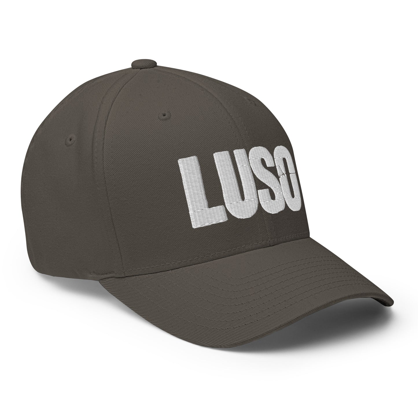 LUSO Puff Embroidered Structured Twill Cap