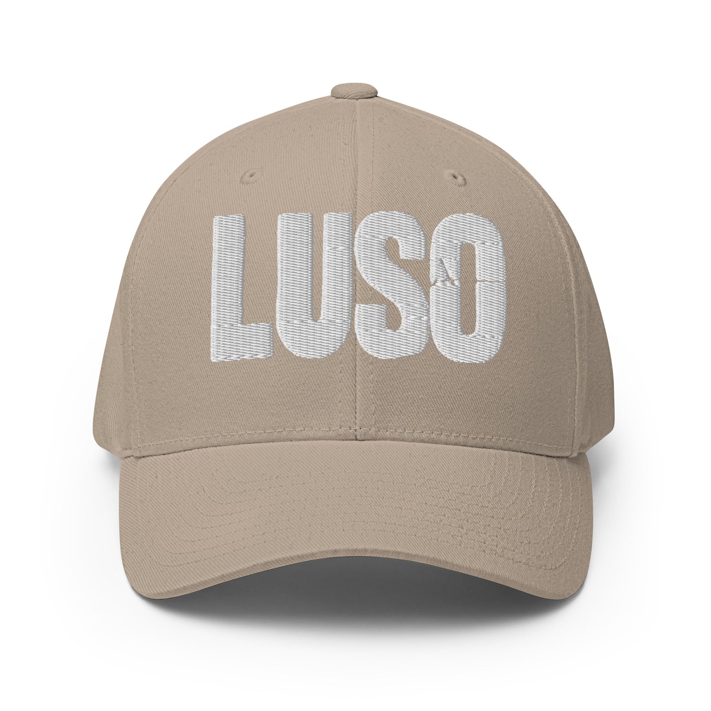 LUSO Puff Embroidered Structured Twill Cap