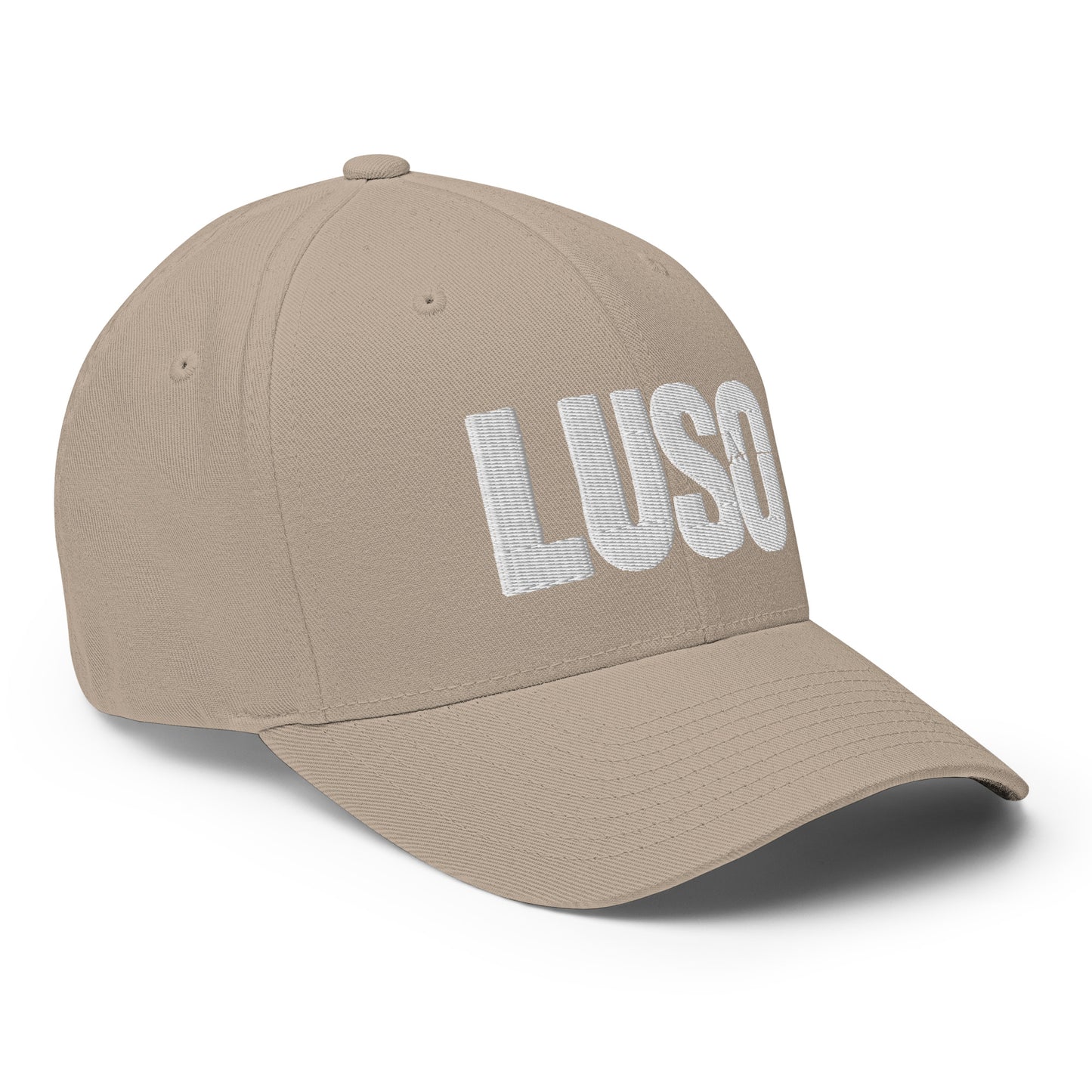 LUSO Puff Embroidered Structured Twill Cap