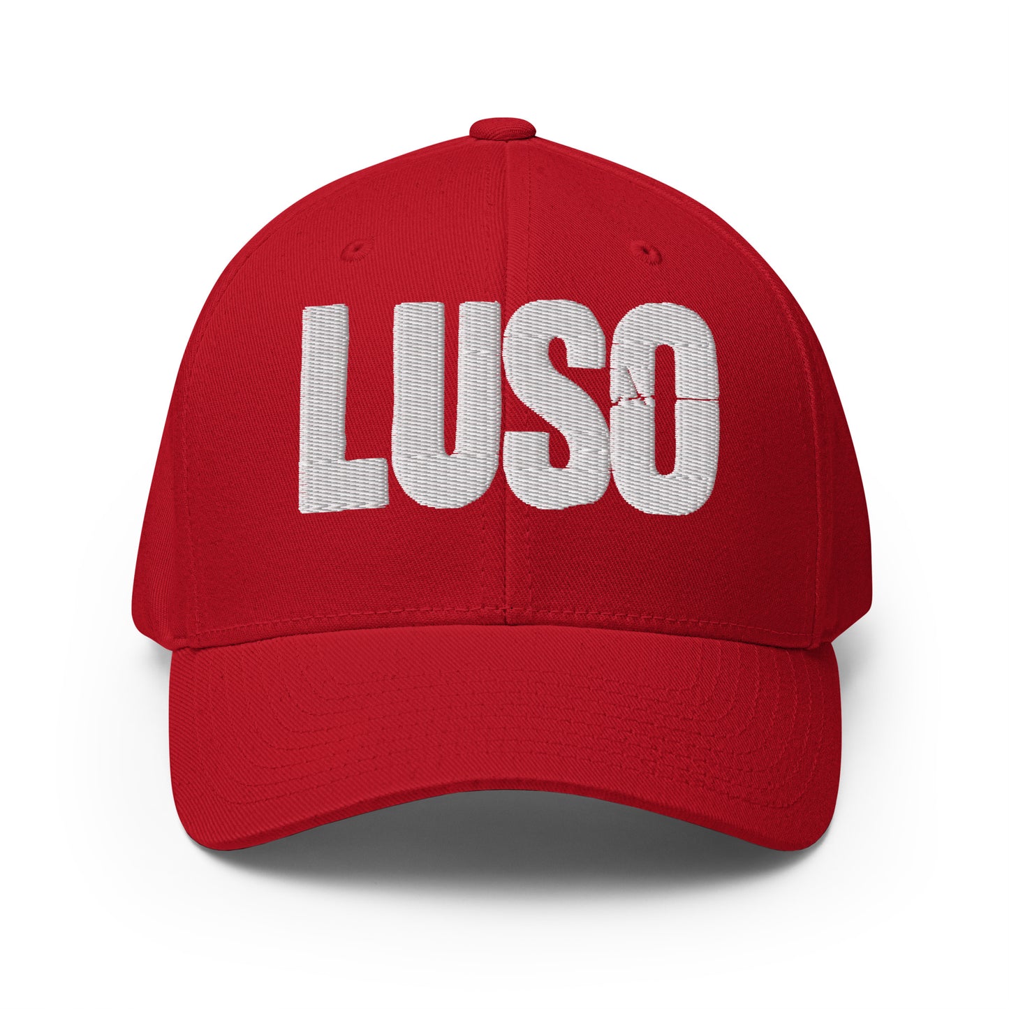 LUSO Puff Embroidered Structured Twill Cap