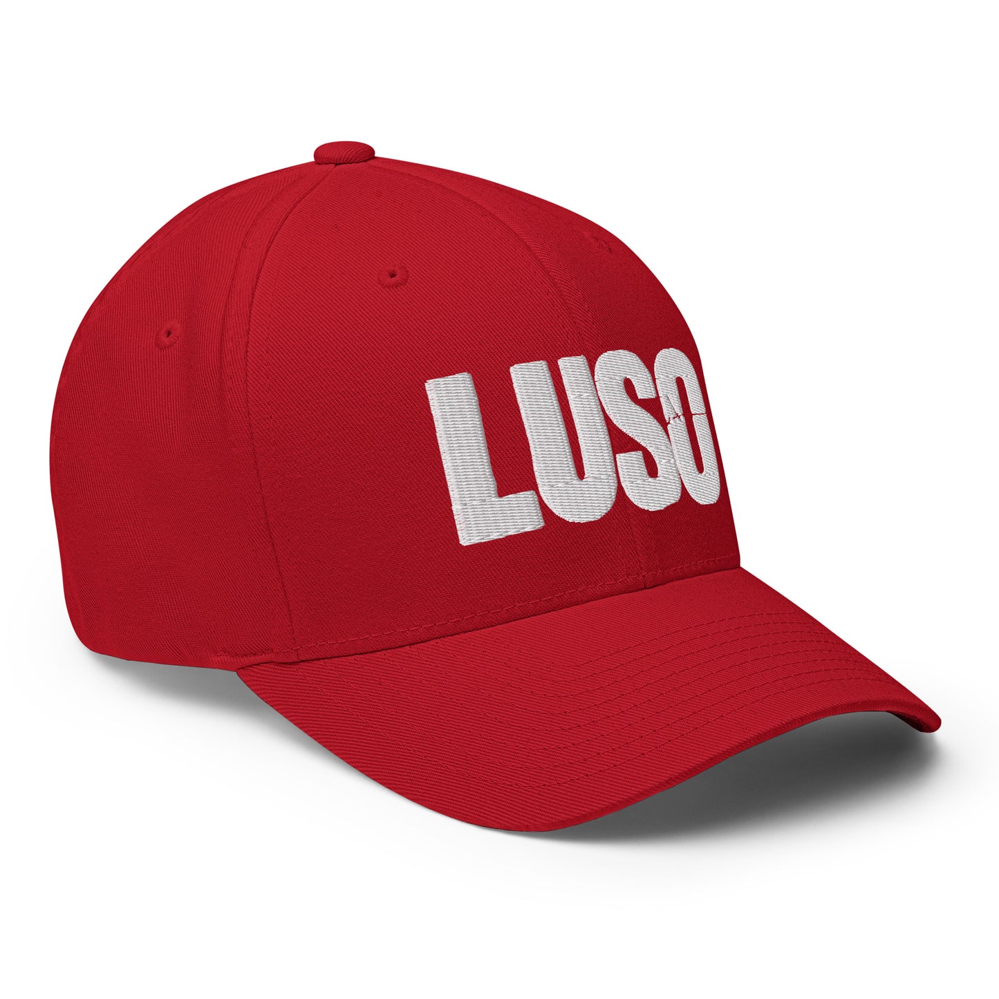 LUSO Puff Embroidered Structured Twill Cap