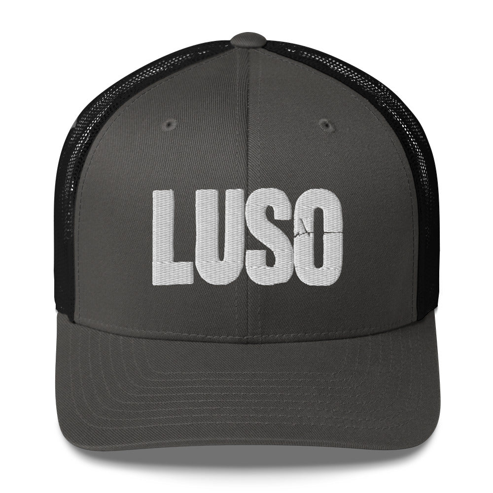 LUSO Puff Embroidered Trucker Cap