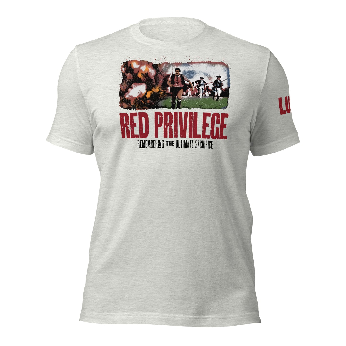 Red Privilege Unisex Light tee