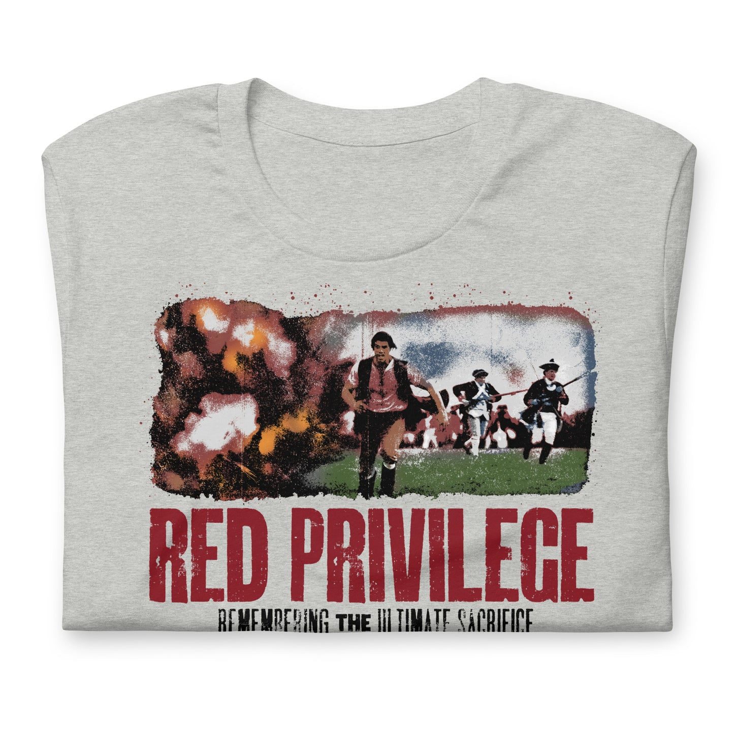 Red Privilege Unisex Light tee