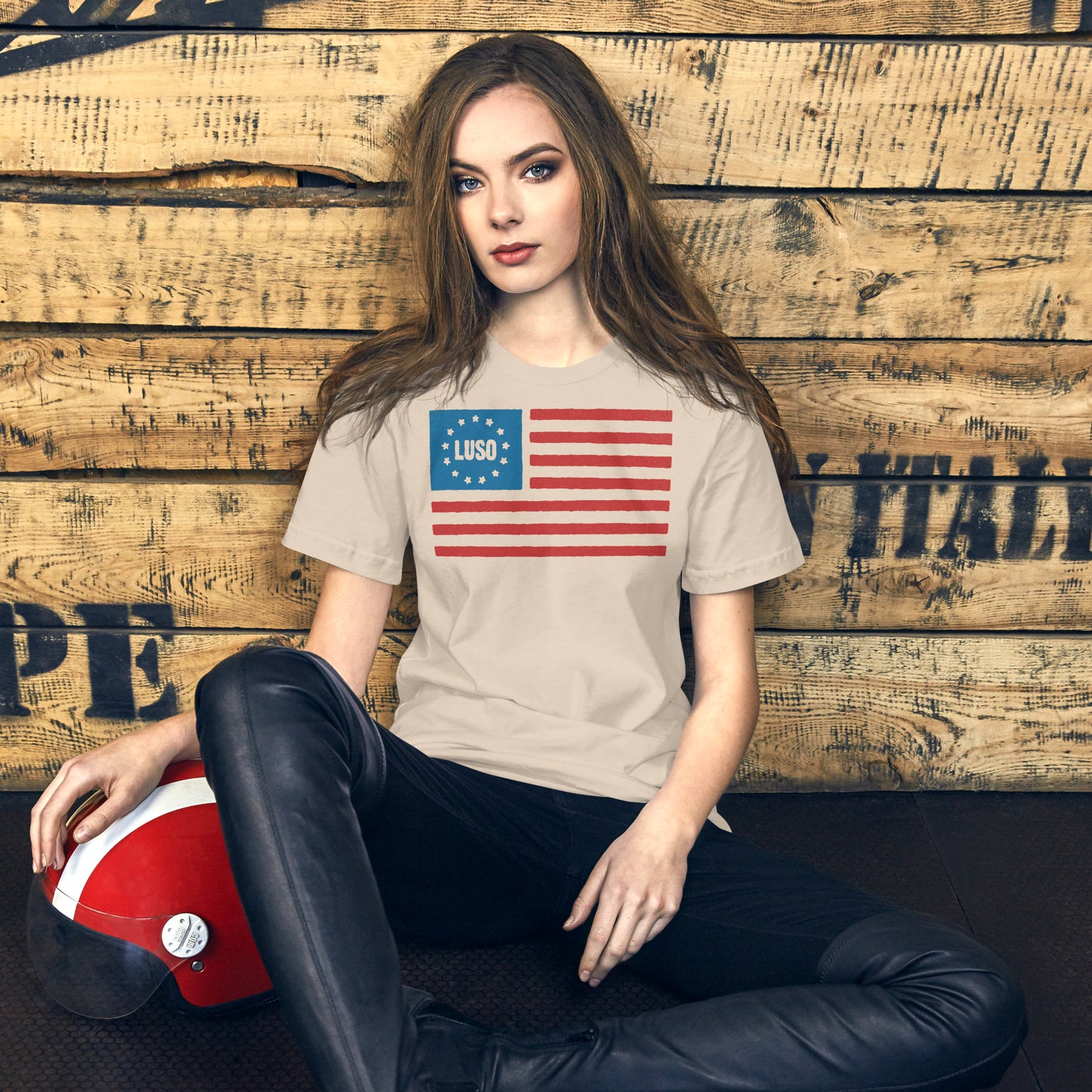 LUSO Betsy Ross Flag Tee